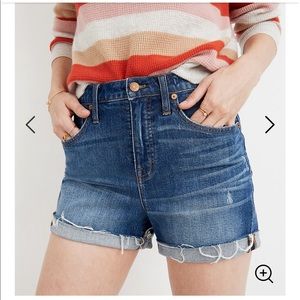 Madewell High-Rise Denim Shorts